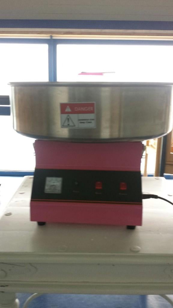 Te huur suikerspinmachine, Ophalen, Overige