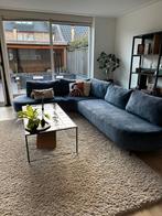 Hoekbank | blauw, Huis en Inrichting, Banken | Bankstellen, Ophalen, Gebruikt, Hoekbank, 300 cm of meer