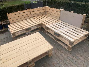 DIY Houten tuinbanken, bbq tafels enz van pallethout beschikbaar voor biedingen