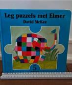 Elmer legpuzzel boek- 24 x 25 cm- 5 puzzels in het boek, Ophalen, Gelezen