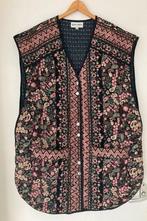 Antik Batik oversized GILET bodywarmer met Print, Kleding | Dames, Bodywarmers, Zwart, Maat 42/44 (L), Ophalen of Verzenden, Gedragen