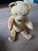 Antiek oude beer 55 cm houtwol gevuld mist glazen oog, Verzamelen, Beren en Cherished Teddies, Ophalen of Verzenden, Gebruikt