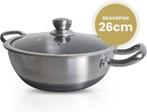Hescom Keramische Braadpan 26cm incl. Deksel, Verzenden, Nieuw, Rvs, Koekenpan of Braadpan