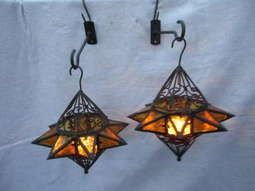 2 Vintage Sterren voor waxinelicht ,v.a 40,00e beschikbaar voor biedingen