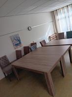 EETKAMERTAFELS PLUS STOELEN, Ophalen, Gebruikt, Rechthoekig, 50 tot 100 cm