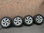 Volkswagen 18 inch velgen Frankfurt (Tiguan) + zomerbanden, Auto-onderdelen, Banden en Velgen, Ophalen, 18 inch, Gebruikt, Banden en Velgen