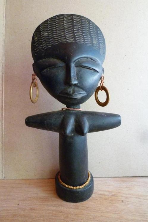 Vruchtbaarheidpop, Ghana, de jaren '60, Antiek en Kunst, Curiosa en Brocante, Ophalen of Verzenden