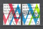 Angrie --nvph 3058-59 Koning Willem Alexander  2013, Verzenden, Gestempeld