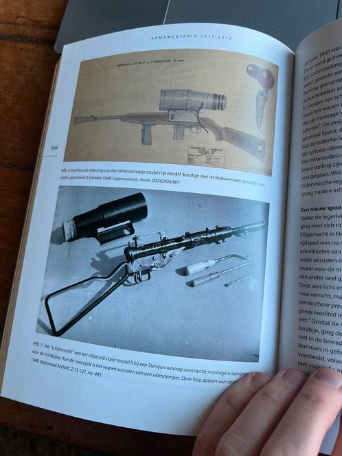 Naslagwerk oa Nederlandse Infarood kijker Sten Gun KNIL 1950, Verzamelen, Militaria | Tweede Wereldoorlog, Landmacht, Boek of Tijdschrift