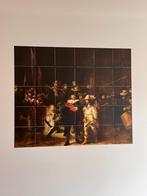 IXXI Rembrandt Nachtwacht 100 x 120 cm z.g.a.n., Antiek en Kunst, Kunst | Schilderijen | Abstract, Ophalen of Verzenden