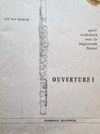 Fluitlesboek Jan van Beekum - Ouverture I, Gebruikt, Les of Cursus, Dwarsfluit of Piccolo, Ophalen of Verzenden