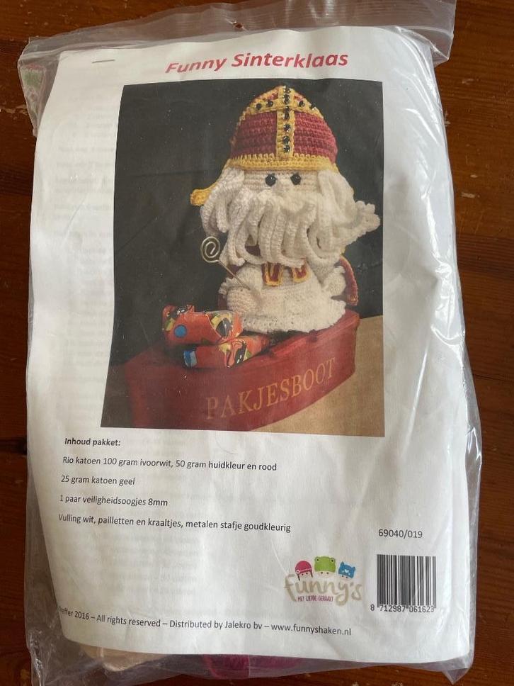 Haakpakket Sinterklaas compleet, Hobby en Vrije tijd, Breien en Haken, Nieuw, Haken, Overige typen, Ophalen of Verzenden