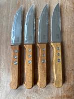 4 Nieuwe Steakmessen Jamie Oliver, Huis en Inrichting, Keuken | Bestek, Ophalen of Verzenden, Nieuw, Hout, Los bestek