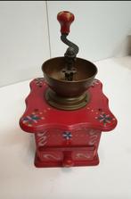 1312)Antiek rood houten koffiemolen, Ophalen of Verzenden