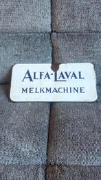 emaille reclame alfa-laval   langcat bussem, Ophalen of Verzenden, Gebruikt, Reclamebord