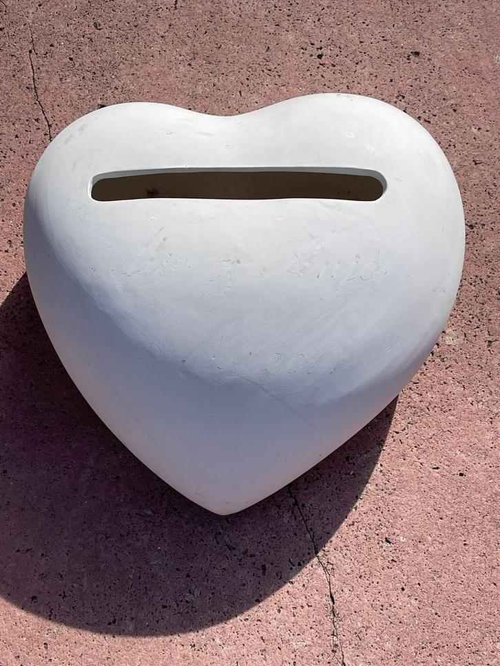 Hartvormige enveloppendoos voor bruiloft / feest, Hobby en Vrije tijd, Feestartikelen, Gebruikt, Versiering, Geboorte of Huwelijk