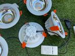 6 inbouwspots LED met koppelsnoeren, Ophalen of Verzenden, Gebruikt