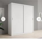 Kledingkast wit schuifdeuren Meubella, Huis en Inrichting, Ophalen, 200 cm of meer, Met hangruimte, Zo goed als nieuw