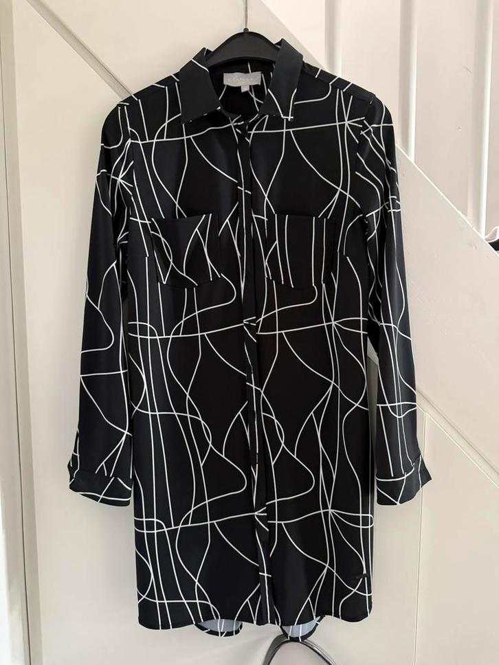 Super leuk luchtig jurkje van travelstof mt 38 nieuw!, Kleding | Dames, Jurken, Nieuw, Maat 38/40 (M), Zwart, Boven de knie, Ophalen of Verzenden