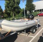 Complete set: Ni-Marine 350 met 8 pk Mercury motor + trailer, Ophalen, Aluminium, Zo goed als nieuw, Benzine