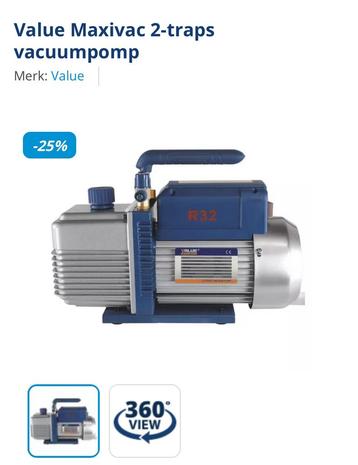 Value Maxivac 2-traps vacuumpomp beschikbaar voor biedingen