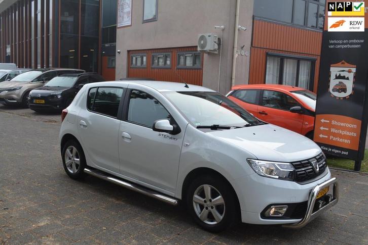 Dacia Sandero 0.9 TCe Laureate automaat, Auto's, Dacia, Bedrijf, Te koop, Sandero, ABS, Airbags, Airconditioning, Boordcomputer