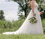 Bruidsjapon maat 42, Kleding | Dames, Trouwkleding en Trouwaccessoires, Ophalen of Verzenden, Zo goed als nieuw, Wit, Trouwjurk