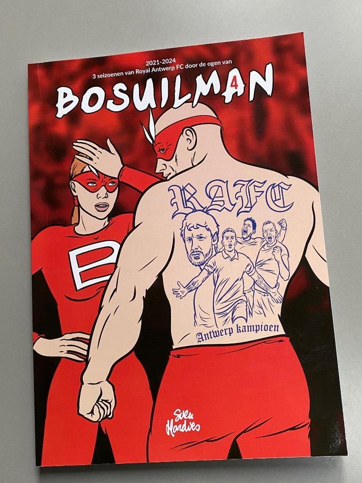 3 seizoenen van Royal Antwerp FC door de ogen van Bosuilman, Verzamelen, Sportartikelen en Voetbal, Nieuw, Boek of Tijdschrift