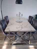 Tafel, Huis en Inrichting, Complete eetkamers, Ophalen of Verzenden, Gebruikt