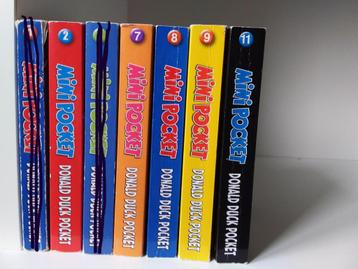 Donald duck mini pocket, 5 stuks nummer 2/7/8/9/11 beschikbaar voor biedingen