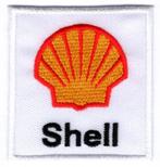 Shell stoffen opstrijk patch embleem #2, Ophalen of Verzenden