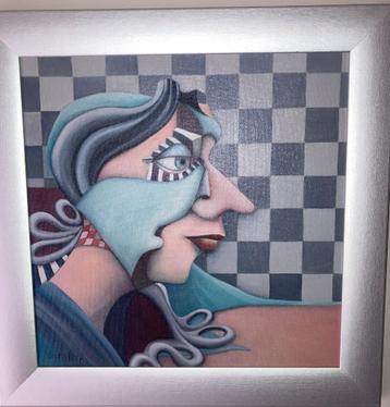 Schilderij Modern Els Mulder Gesigneerd Olieverf beschikbaar voor biedingen