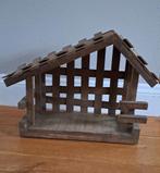 Mooie stevige houten stal voor kerstfiguren, Diversen, Ophalen of Verzenden