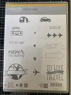 Stampin Up Lets get away, Clearstamp, Gebruikt, Ophalen of Verzenden