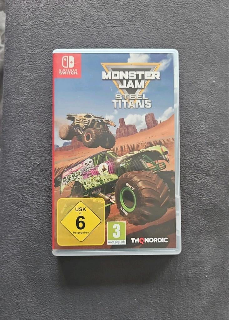 Monster Jam Steel Titans - Nintendo Switch, Online, 1 speler, Racen en Vliegen, Nieuw