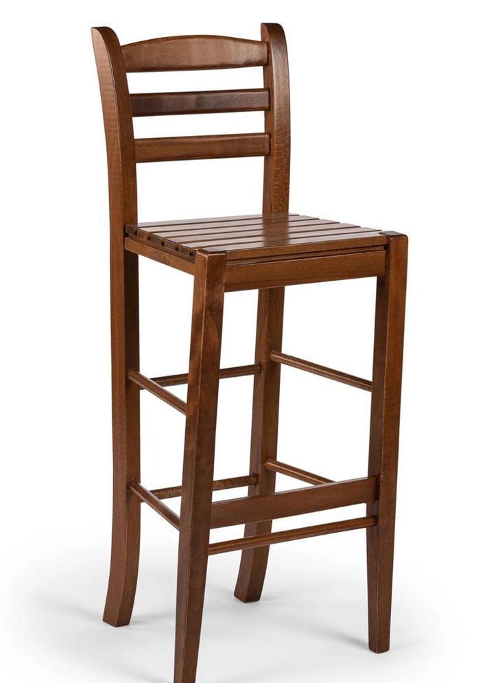 Houten Barstoel haagbeukenhout MAGAZIJN LEEGVERKOOP, Huis en Inrichting, Stoelen, Nieuw, Eén, Hout, Ophalen