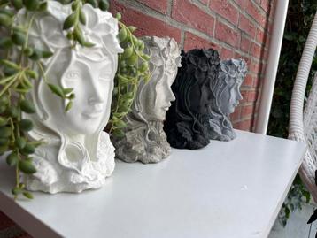 Bloempot Meisjesgezicht beschikbaar voor biedingen