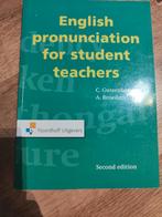 English Pronunciation for Student Teachers, Boeken, Ophalen of Verzenden, Zo goed als nieuw, C. Gussenhoven, A. Broeders, Non-fictie