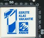 Sticker: Knaus - Eerste klas vakantie (2), Ophalen of Verzenden