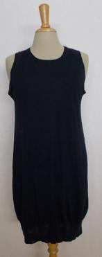 Donkerblauw fijn gewoven trui jurkje van MaxMara! M, Kleding | Dames, Jurken, Maat 38/40 (M), Zo goed als nieuw, Knielengte, Verzenden