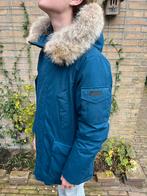 Woolrich winterjas Maat S/M als nieuw 100% Origineel, Ophalen of Verzenden, Zo goed als nieuw, Maat 52/54 (L), Blauw