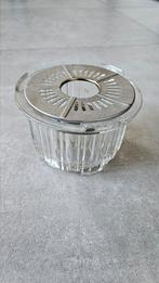 Vintage theelicht met waxinelichthouder en originele deksel, Ophalen