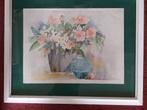 Aquarel bloemstilleven., Antiek en Kunst, Kunst | Schilderijen | Klassiek, Ophalen of Verzenden