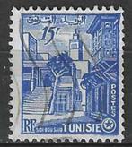 Tunesie 1954 - Yvert 375 - Stad Sidi-Bou-Said (ST), Postzegels en Munten, Postzegels | Afrika, Ophalen, Overige landen, Gestempeld