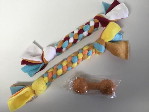 FLOSS-TOY EN RUBBER-TOY VOOR KLEINE HOND, Dieren en Toebehoren, Hondenspeelgoed, Nieuw, Ophalen of Verzenden