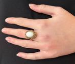 Sale! Opaal klassieke 14k gouden vintage dames ring fraai, Sieraden, Tassen en Uiterlijk, Antieke sieraden, Ophalen of Verzenden