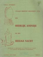 VERA ZWIJSEN - HEERLIJK AVONDJE en een HEILIGE NACHT, Muziek en Instrumenten, Bladmuziek, Gebruikt, Ophalen of Verzenden, Blokfluit