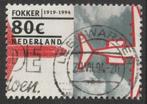 Nederland 1994 1606 Luchtvaart Fokker, Gest, Postzegels en Munten, Postzegels | Nederland, Ophalen of Verzenden, Na 1940, Gestempeld