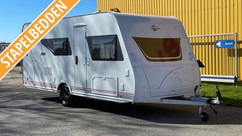 Bürstner Premio 495 TK IC-Line, Caravans en Kamperen, Caravans, Bedrijf, tot en met 6, 1000 - 1250 kg, Treinzit, Bürstner, Dwarsbed