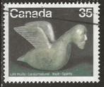 Canada 7, inuit snijkunst, Verzenden, Gestempeld, Noord-Amerika